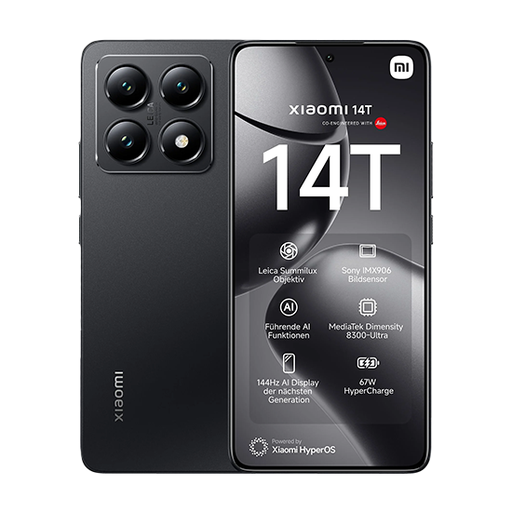 [6941812712054] Xiaomi 14T 5G Dual Sim 12GB RAM 256GB - Black