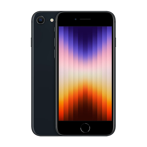 [194253012580] Apple iPhone SE3 5G (2022) 64GB - Midnight US Spec
