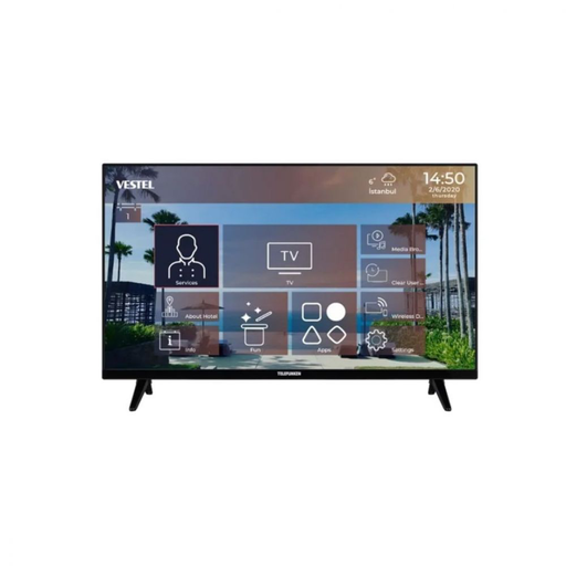 [TFLIP32FHD25B] TV 32" TFLIP32FHD25B Telefunken 1920X1080/250cd/m²/20ms/1200:1 3xHDMI-HP2x6W-DVBT – C –T2 HEVC