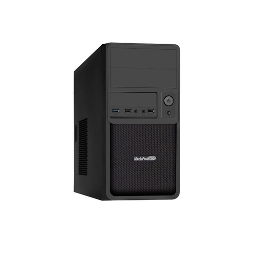 [0-BM1080CA00] Boitier MicroATX MIP Smart avec alim 480w 1usb3 / 2 usb 2, noir mat