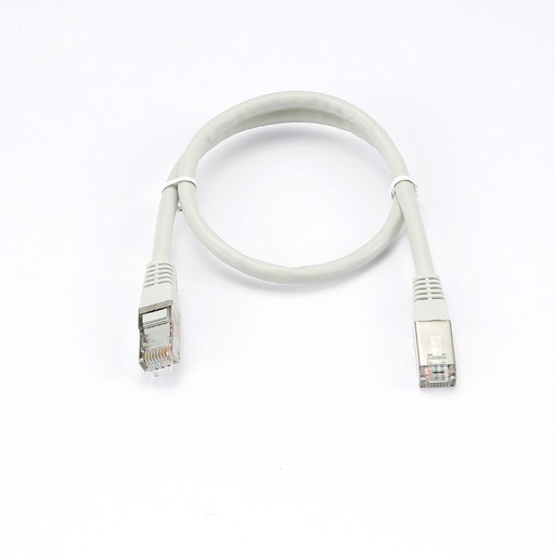[0-CABRJ45D050-6AFG] C ble RJ45 Male/Male droit CAT6A F/UTP - Longueur 0.50M - Gris - en sachet