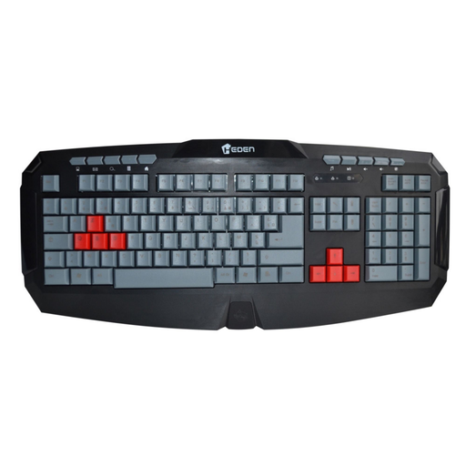 [0-CLAGAMEVIL] Clavier GAMER HEDEN 104 touches+10 touches multimedia/ 8 touches jeux