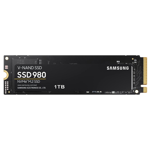 [MZ-V8V1T0BW] SSD SAMSUNG Serie 980 1 To M.2 2280 PCIeGen.3 X4, NVMe1.4 DRAMless  Lecture 3500