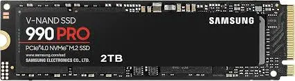 [MZ-V9P2T0BW] SSD SAMSUNG SERIE 990 PRO M.2 2To 2280 PCIe Gen 4.0 x4 NVMe 2.0 Lecture 7450Mo/s