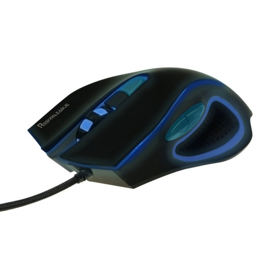 [0-SUSBRLP101] Souris gamer RL Crow, 2400DPI, multicolore 6boutons, cable tisse1.8m