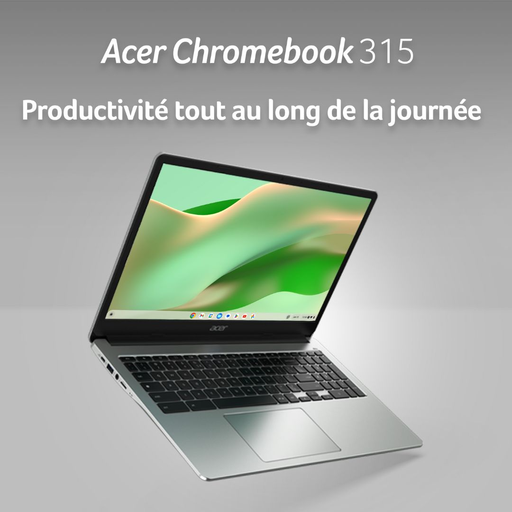 [NX.KBAEF.006] Port acer Chromebook CB315-4HT-P6DY Intel Pentium Silver N6000 8 Go 32 Go 15.6''