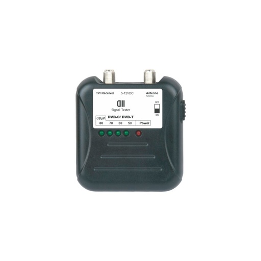 [D2POINTANTN] Pointeur d'antenne TNT/Testeur de signal - Fiche F - noir