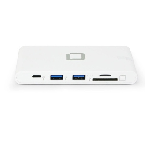 [D31729] DICOTA Station d'accueil portable Blanc 9-en-1 USB-A/USB-C Plug and play HDMI VG