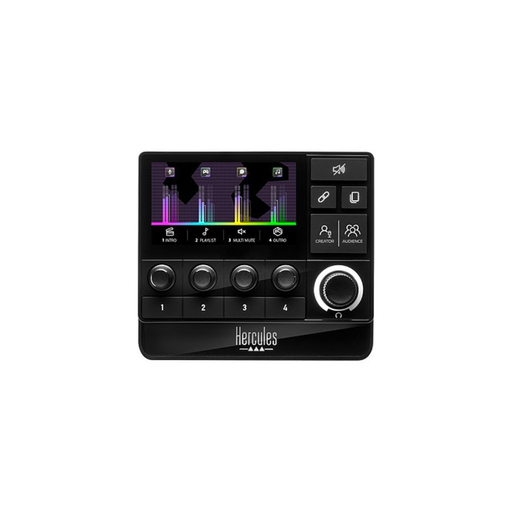 [4780934] HERCULES Audio controller STREAM 200 XLR - Pilotage simple et intuitif du son de