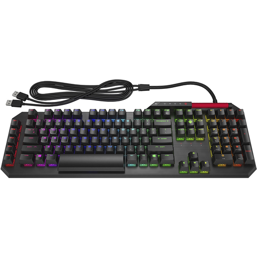 [2VN99AA#ABF] Clavier OMEN HP Sequencer Gaming retroeclairage RGB, commutation optico- mecaniq