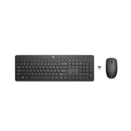 [1Y4D0UT#ABF] HP-C 235 Noir - Ensemble Clavier + Souris sans fil - Jusqu'à 16 mois d'alimentat