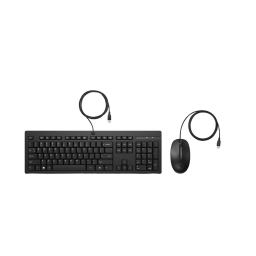 [286J4AA#ABF] HP-C HP 225 Noir - Ensemble combiné clavier et souris filaires