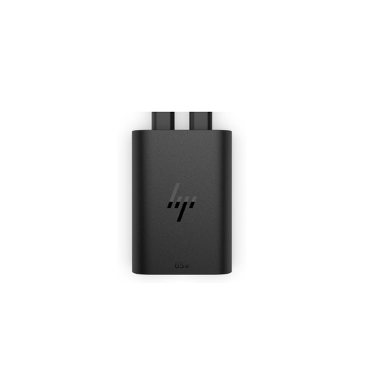 [600Q8UT] HP-C 65W GaN USB-C - chargeur pour ordinateur portable, 2 ports USB-C, Charge ra