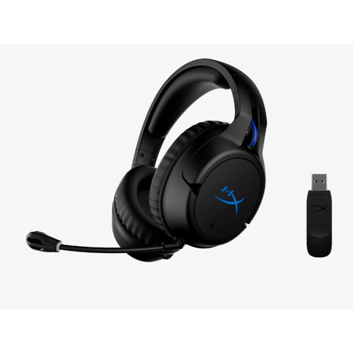 [4P5H6AA] HyperX Cloud Flight Noir-Bleu - Casque de jeu sans fil, Autonomie 30H, Mousse à