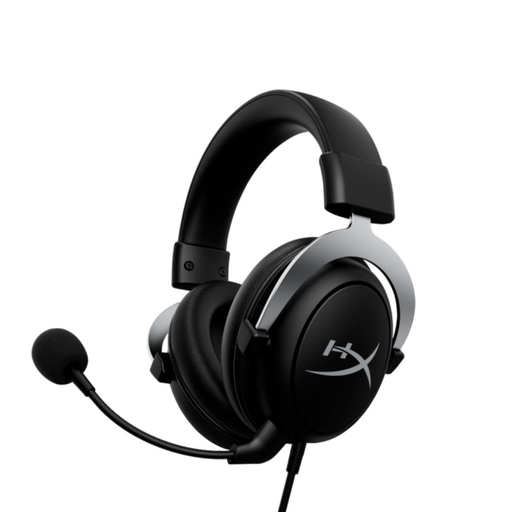 [4P5H8AA] HyperX CloudX Noir Argent - Casque-micro de jeu filaire, cadre aluminium et cous