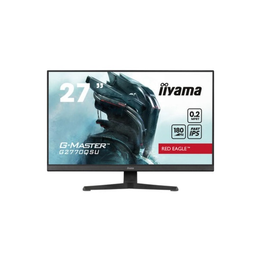 [G2770QSU-B6] Ecran IIYAMA 27'' G-Master 0.2ms Red eagle Fast IPS 2560x1440 180Hz 400 cd/m  HD