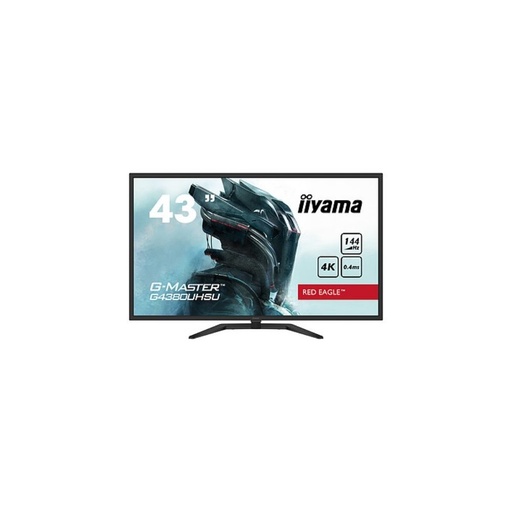 [G4380UHSU-B1] Ecran IIYAMA 43 Noir gaming 0.4ms G-MASTER 16:9 Red Eagle 3840x2160 550 cd/m  F