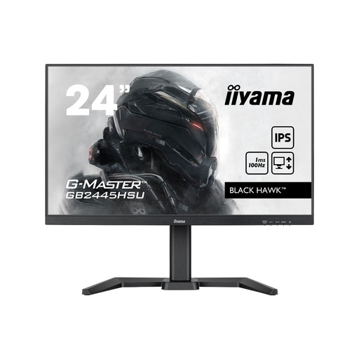 [GB2445HSU-B1] Ecran IIYAMA 24'' G-Master Black Hawk IPS 1920x1080 1ms 250cd/m  100Hz 1xHDMI 1x