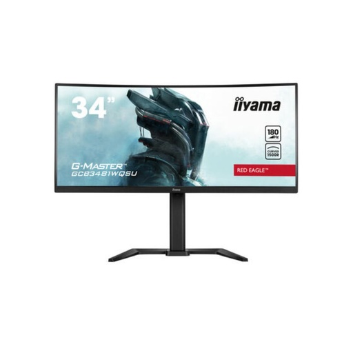 [GCB3481WQSU-B1] Ecran IIYAMA 34 0.3ms G-Master Red eagle VA Incurvé 21:9 3440x1440 180Hz 500 cd