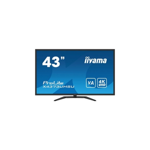 [X4373UHSU-B1] Ecran IIYAMA 43 Noir 4K UHD dalle VA fonction PbP 3840x2160 3ms Displayport 2xH
