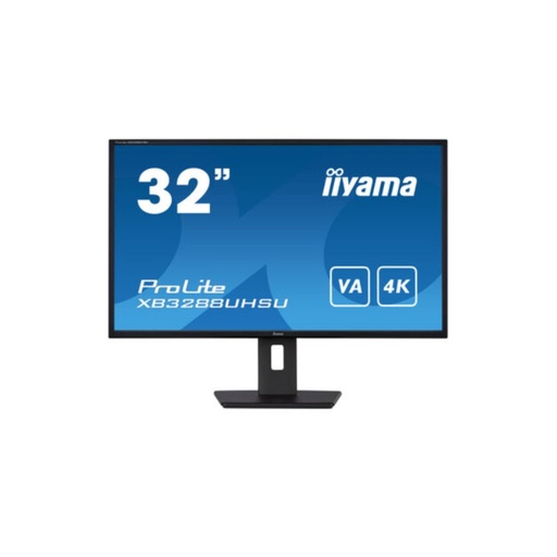 [XB3288UHSU-B5] Ecran IIYAMA 32 dalle VA 4K UHD 3840x2160 3ms DisplayPort 2xHDMI 2xUSB 3.0 HPs