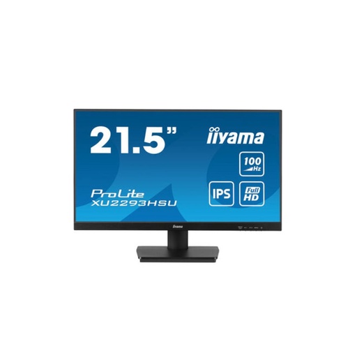 [XU2293HSU-B6] Ecran IIYAMA 21.5 Noir IPS 16:9 1ms ULTRA FIN 1920x1080 100Hz 250 cd/m  1xHDMI