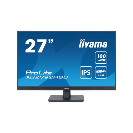 [XU2792HSU-B6] Ecran IIYAMA 27 dalle IPS Ultra mince 0.4ms 1920x1080 100Hz 250 cd/m  1xHDMI 1x