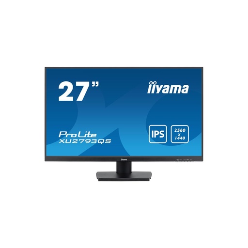 [XU2793QS-B6] Ecran IIYAMA 27 Noir dalle IPS 1ms ULTRA MINCE 2560x1440 16:9 100Hz 250 cd/m  H