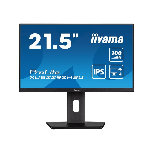 [XUB2292HSU-B6] Ecran IIYAMA 21,5 IPS ULTRA MINCE 0.4ms 100Hz 1920x1080 250 cd/m  HP 1xHDMI 1xD