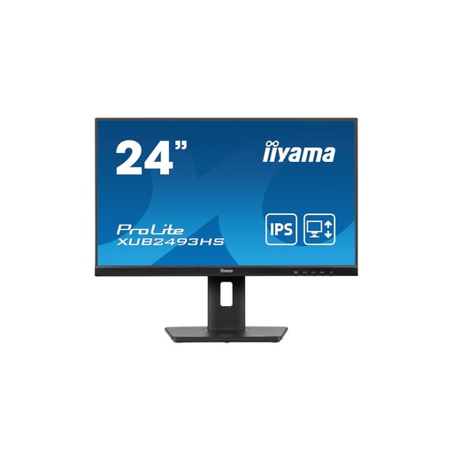 [XUB2493HS-B6] Ecran IIYAMA 23,8'' Noir dalle IPS Ultra mince 16:9 1920x1080 0.5ms 100Hz 250 cd