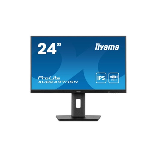 [XUB2497HSN-B2] Ecran IIYAMA 24'' Ultra mince Noir IPS 1920x1080 100Hz 1ms 300cd/m  HDMI DP USB-