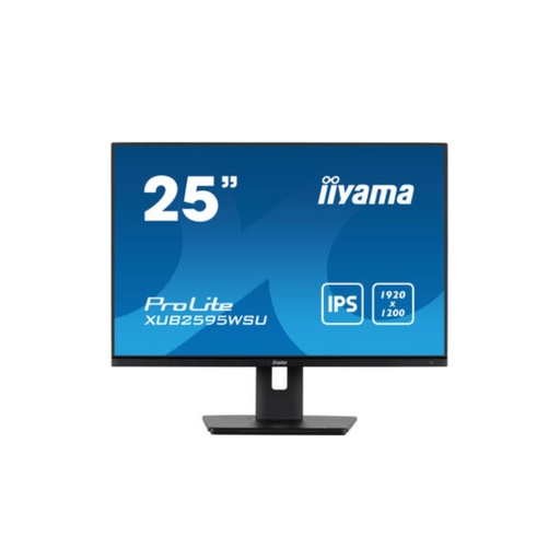 [XUB2595WSU-B5] Ecran IIYAMA 25'' IPS 4ms 16:10 1920x1200 VGA HDMI DisplayPort HUB USB (2x2.0) 1
