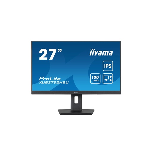 [XUB2792HSU-B6] Ecran IIYAMA 27 dalle IPS 0.4ms ULTRA MINCE 1920x1080 100Hz HDMI DisplayPort Ha