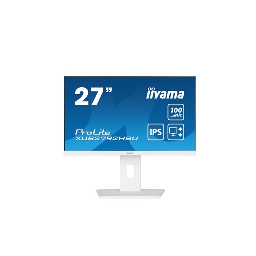 [XUB2792HSU-W6] Ecran IIYAMA 27 Blanc dalle IPS 0.4ms ULTRA MINCE 1920x1080 16:9 100Hz 250 cd/m
