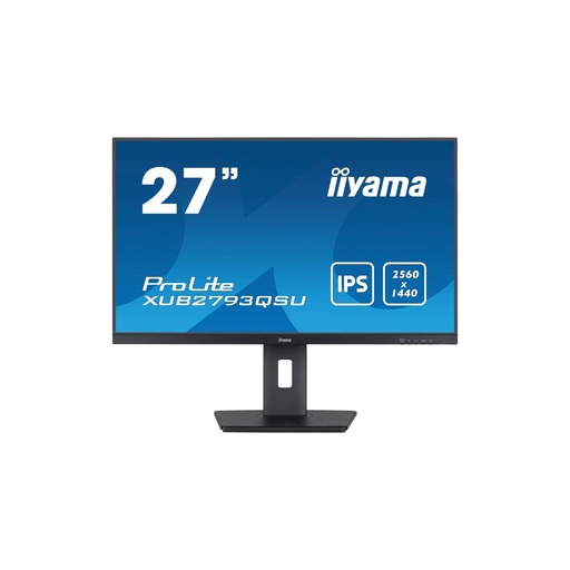 [XUB2793QSU-B7] Ecran IIYAMA 27 Ultra mince dalle IPS 16:9 1ms 2560x1440 100Hz 300cd/m  HDMI Di