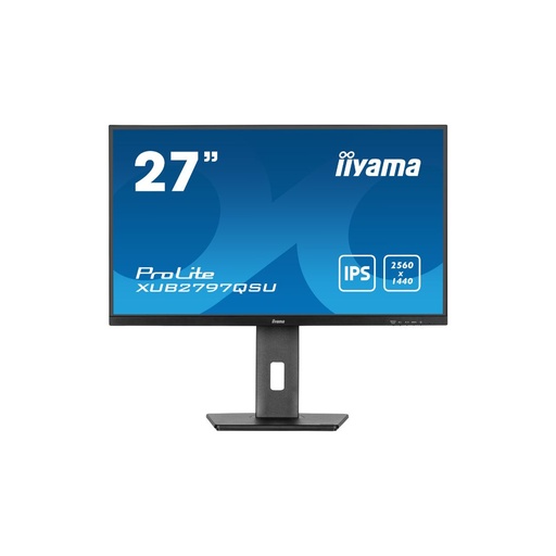 [XUB2797QSU-B1] Ecran IIYAMA 27 Noir Ultra mince dalle IPS 16:9 2560x1440 100Hz 250 cd/m2 1ms D