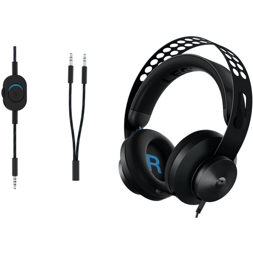 [GXD0T69863] Lenovo Casque de jeu Legion H300 Noir Filaire cable tressé 1.85m 20Hz Micro indi