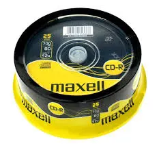 [454104] MAXELL CDR 80 slim 700Mo 52x
