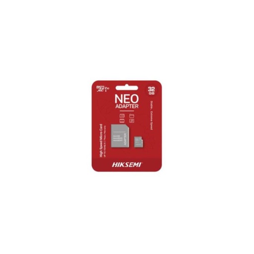 [HS-TF-C1(DZ)/32G/NEO/AD/3C] CARTE MEMOIRE HIKSEMI M-SD 32G MICRO SDHC - SERIE C1 AVEC ADAPTATEUR  92MB/s 15M