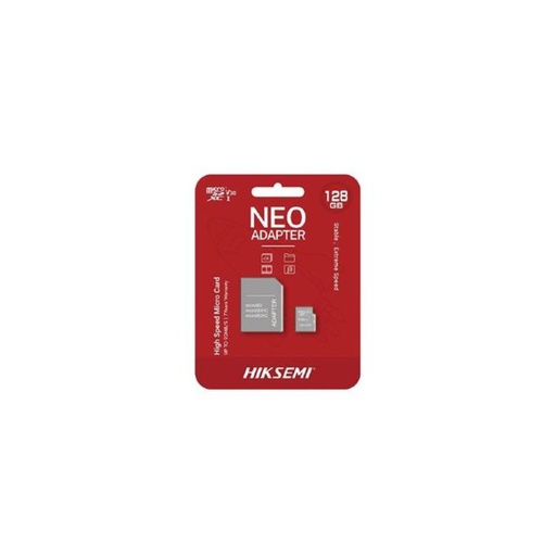 [HS-TF-C1(DZ)/128G/NEO/AD/3C] CARTE MEMOIRE HIKSEMI M-SD 128G MICRO SDHC - SERIE C1 AVEC ADAPTATEUR  92MB/s 40