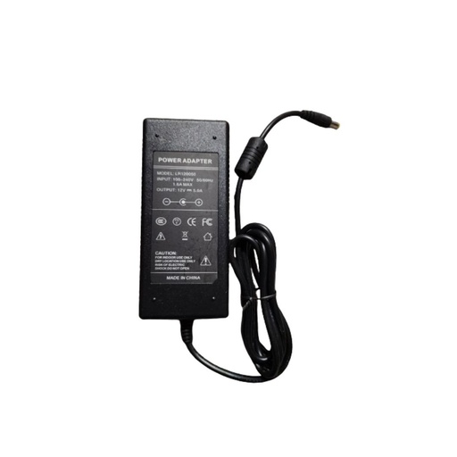 [RE0010] ALIM EXT REALAN POUR NUC3160 ADAPTEUR AC/DC 12V-5A LR-120050-12V-5A