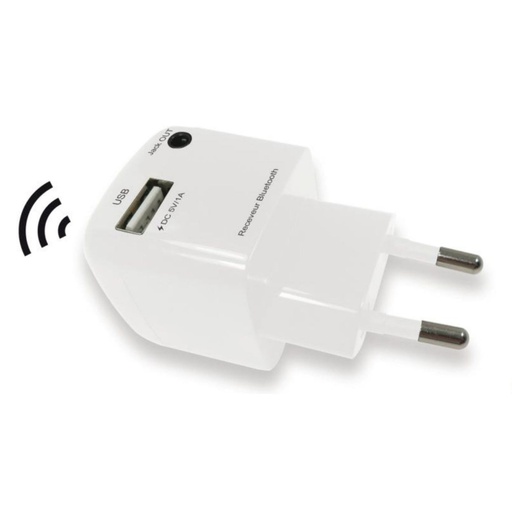 [0-ACCBTPAUD1] Receveur Bluetooth Heden en prise murale + cable jack