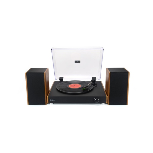 [0-CRH33303NR] Platine vinyle Halterrego Chicago, av 2 enceintes externes RMS 10w * 2, 3 vitess