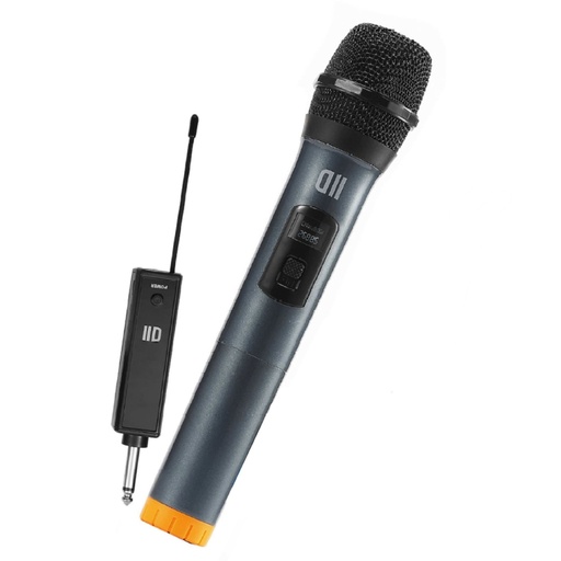 [D2MICSFIL2OR] Microphone dynamique DII Sans fil, ecran LED, Omnidirectionn recepteur rechargea