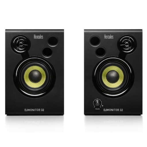 [4780885] Hercules DJMonitor 32 enceintes de monitoring actives DJi 2x15 Watts RMS 60Watts