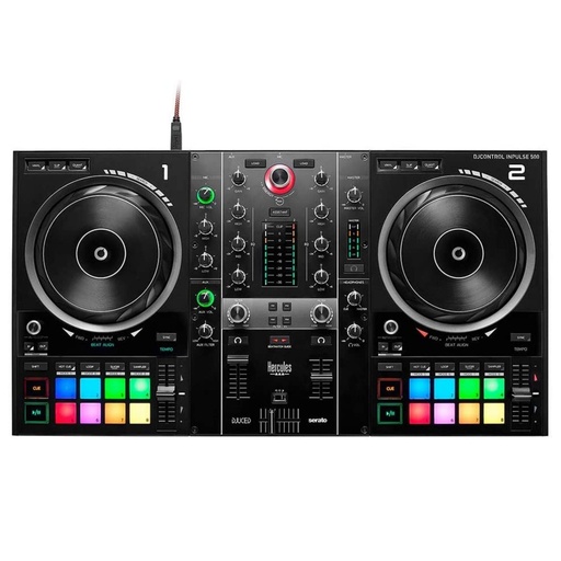 [4780909] Hercules DJControl INPULSE 500 controleur Initiation DJing 16 pads RGB avec 8 mo