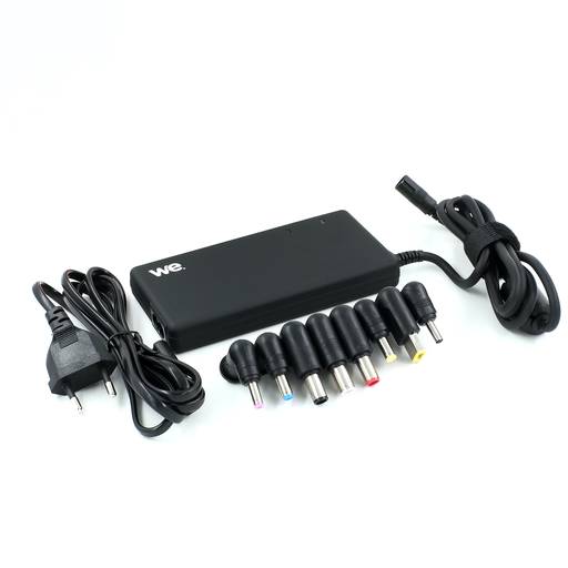 [WEALPC90W] Chargeur universel pour PC portable 90W format SLIM avec 8 fiches noir