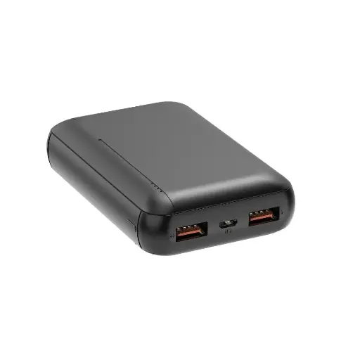 [WEBATT10000USBAN] Batterie de secours WE, Power Bank 10 000 mAh, 2 ports USB A, 10W - coloris noir