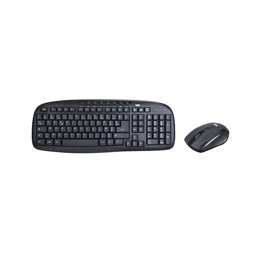 [WECLASOUSFIL] Bundle Clavier + Souris Sans Fil WE 1600 DPI / 8 touches multimédias 2.4 GHz / P