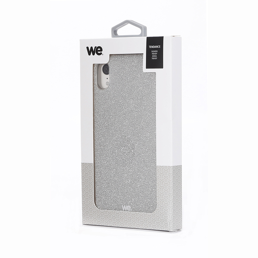 [WECOQPAII61A] ***We coque de protection PAILLETTES APPLE IPHONE XR Argent